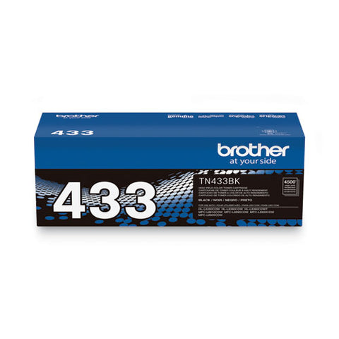Tn433bk High-yield Toner, 4,500 Page-yield, Black