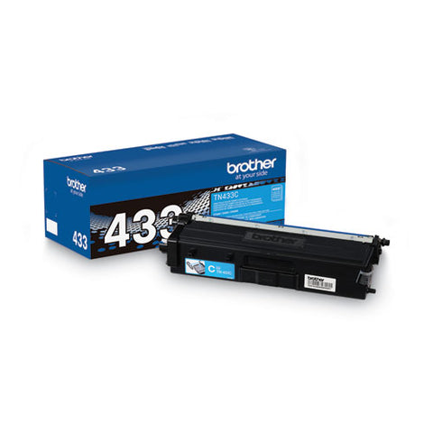 Tn433c High-yield Toner, 4,000 Page-yield, Cyan
