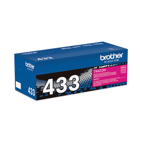 Tn433m High-yield Toner, 4,000 Page-yield, Magenta