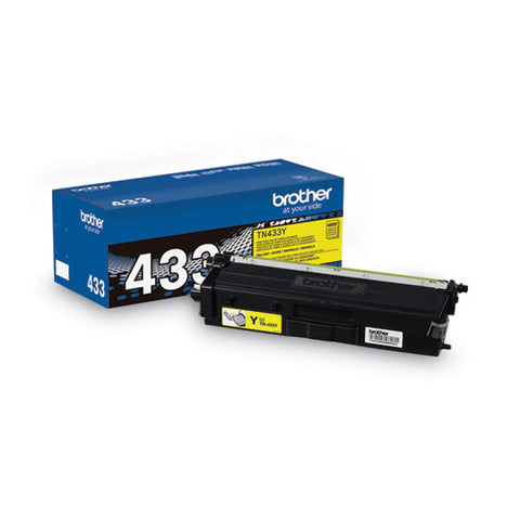 Tn433y High-yield Toner, 4,000 Page-yield, Yellow