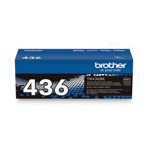 Tn436bk Super High-yield Toner, 6,500 Page-yield, Black
