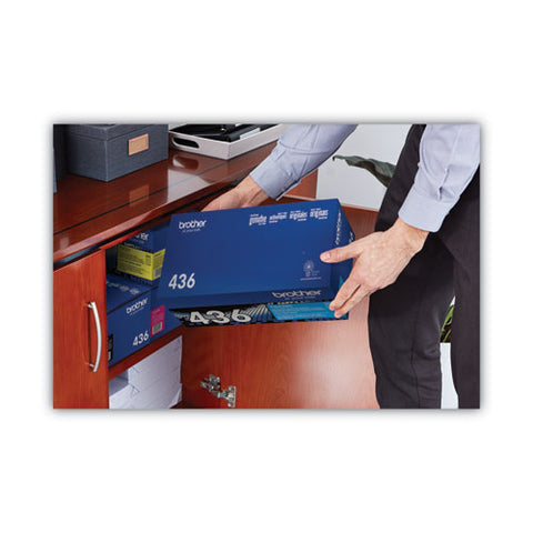 Tn436c Super High-yield Toner, 6,500 Page-yield, Cyan