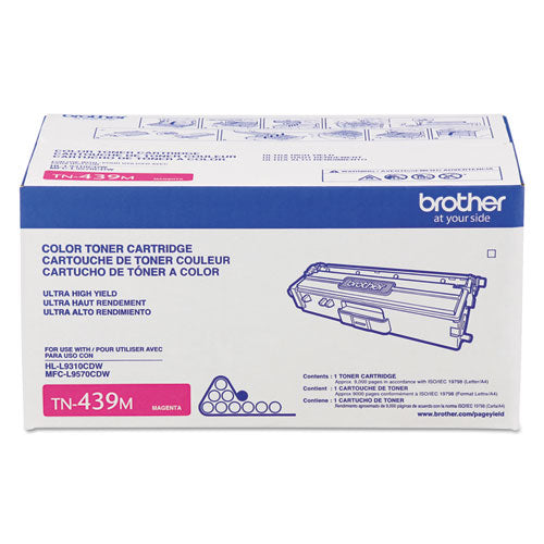 Tn439m Ultra High-yield Toner, 9,000 Page-yield, Magenta