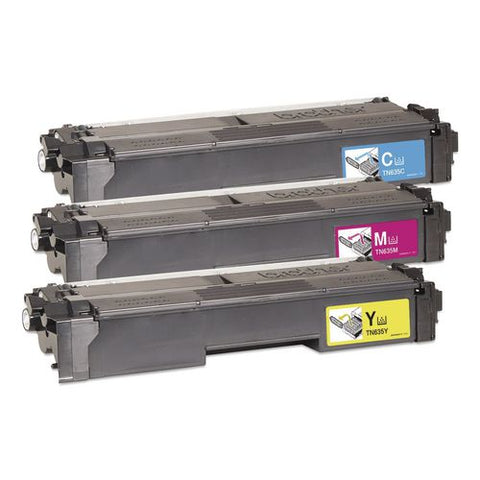 Tn635 Toner, 1,800 Page-yield, Cyan/magenta/yellow, 3/pack
