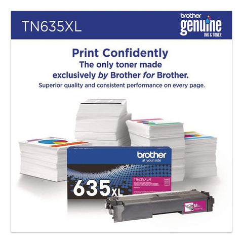 Tn635xl High-yield Toner, 4,500 Page-yield, Magenta