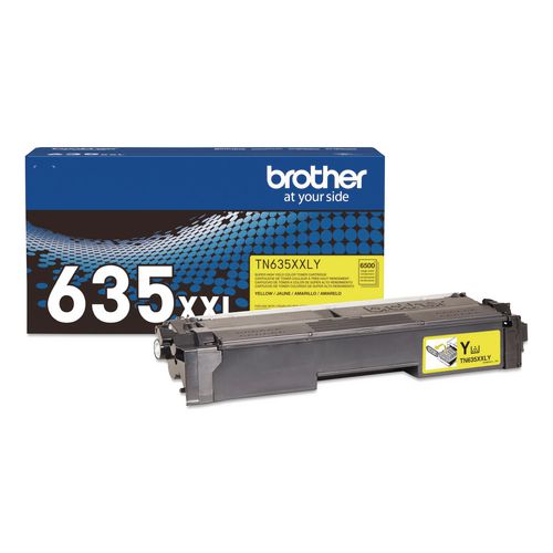 Tn635xxl Super High-yield Toner, 6,500 Page-yield, Yellow