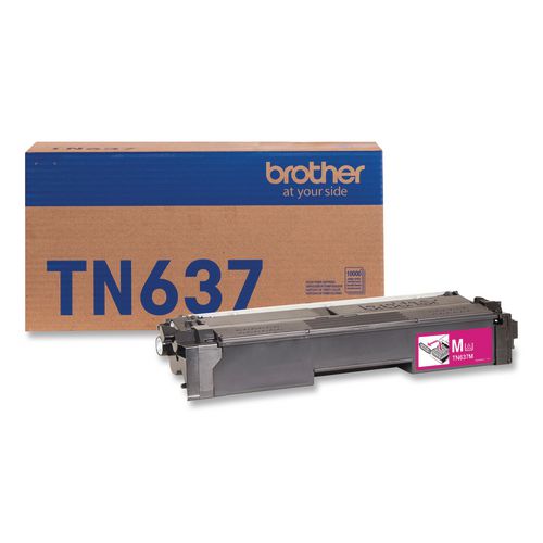 Tn637 Ultra High-yield Toner, 10,000 Page-yield, Magenta