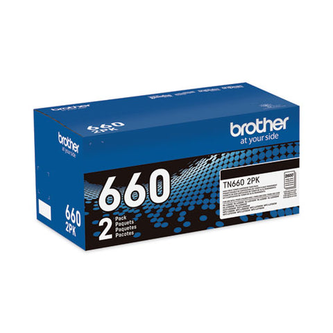 Tn6602pk High-yield Toner, 2,600 Page-yield, Black, 2/pack