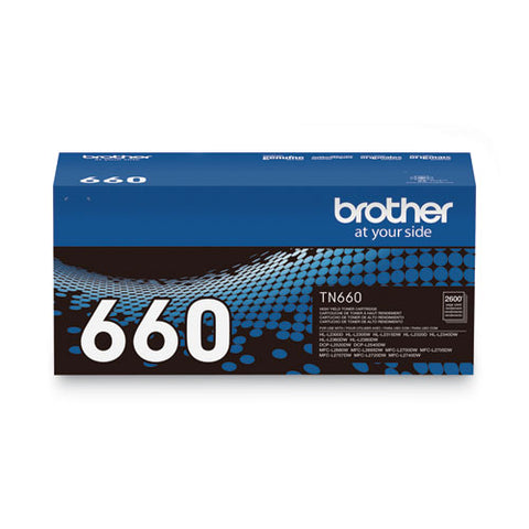 Tn660 High-yield Toner, 2,600 Page Yield, Black