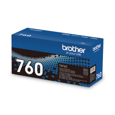 Tn760 High-yield Toner, 3,000 Page Yield, Black