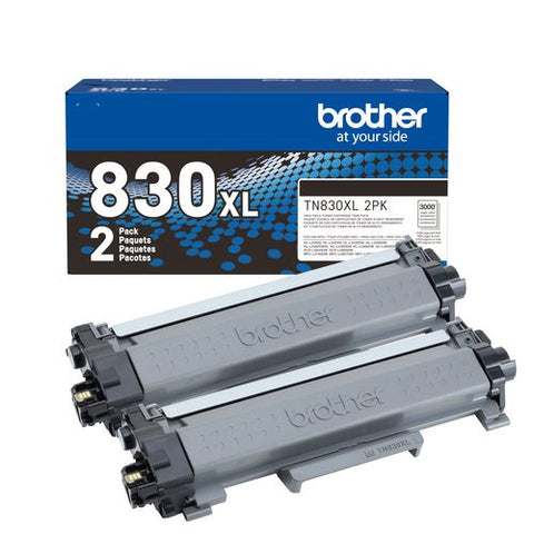 Tn830xl High-yield Toner, 3,000 Page-yield, Black, 2/pack