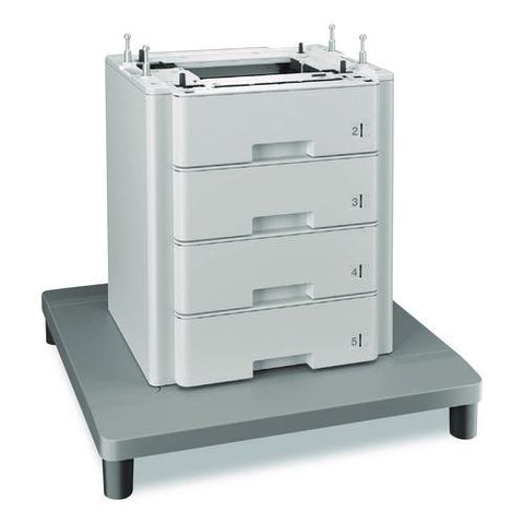 Tt4000 Tower Tray With Stabilizer, 520 Sheet Capacity, Gray
