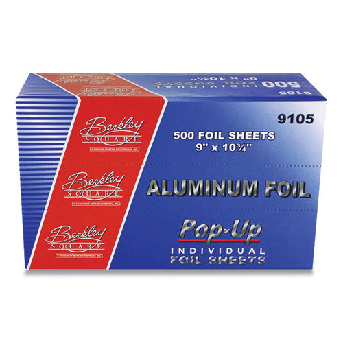 Pop-up Aluminum Foil, 9 X 10.75, 500 Sheets/pack, 6 Packs/carton