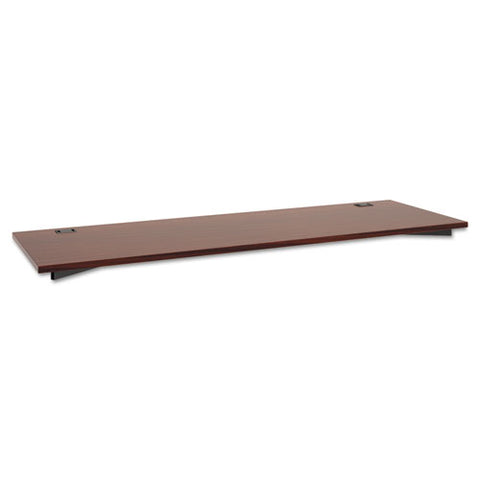 Manage Series Worksurface, 72" X 23.5" X 1", Chestnut