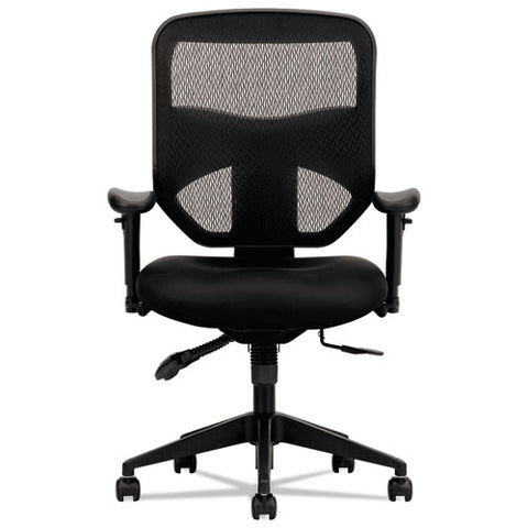 Vl532 Mesh High-back Task Chair, Supports Up To 250 Lb, 17" To 20.5" Seat Height, Black