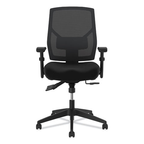 Vl582 High-back Task Chair, Supports Up To 250 Lb, 19" To 22" Seat Height, Black