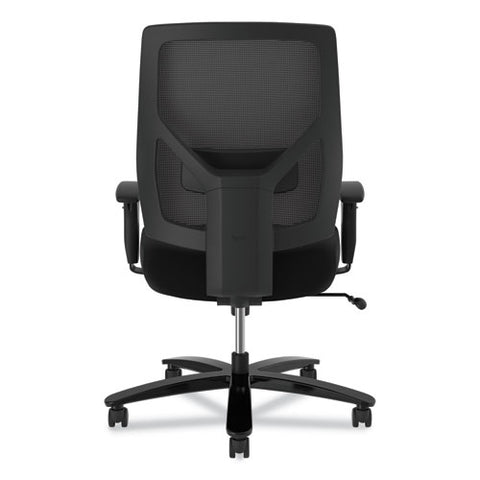 Crio Big And Tall Mid-back Task Chair, Supports Up To 450 Lb, 18" To 22" Seat Height, Black