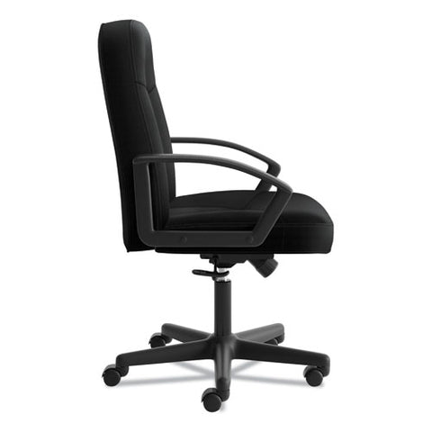 Hvl601 Series Executive High-back Chair, Supports Up To 250 Lb, 17.44" To 20.94" Seat Height, Black