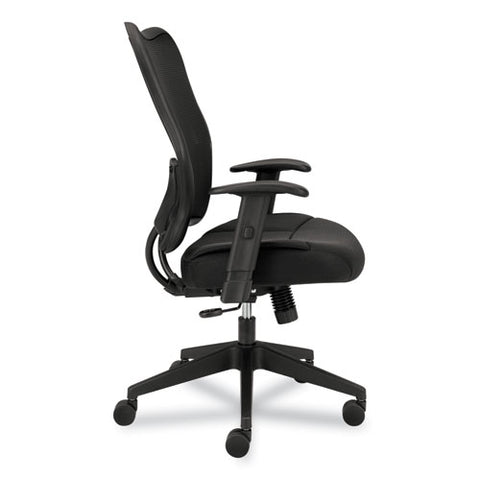 Vl702 Mesh High-back Task Chair, Supports Up To 250 Lb, 18.5" To 23.5" Seat Height, Black