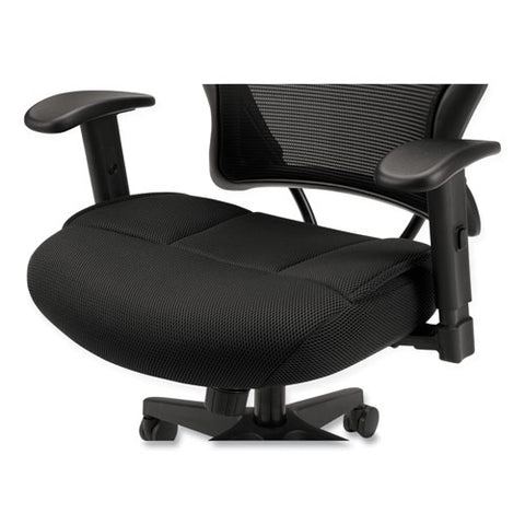 Vl702 Mesh High-back Task Chair, Supports Up To 250 Lb, 18.5" To 23.5" Seat Height, Black