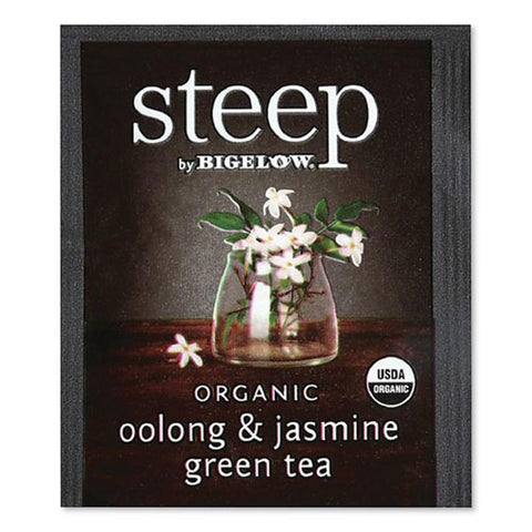 Steep Tea, Oolong And Jasmine Green, 0.06 Oz Tea Bag, 20/box