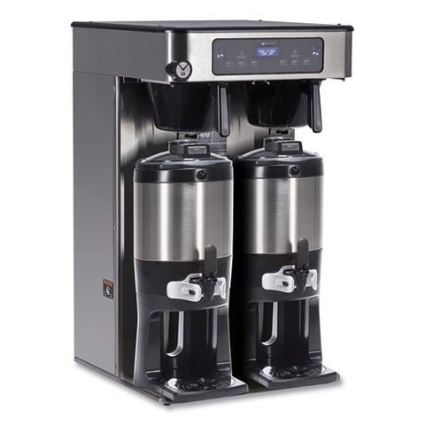 Icb Infusion Series Twin Tall Coffee Brewer, 51 Cups, Silver/black