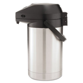 2.5 Liter Lever Action Airpot, Stainless Steel/black