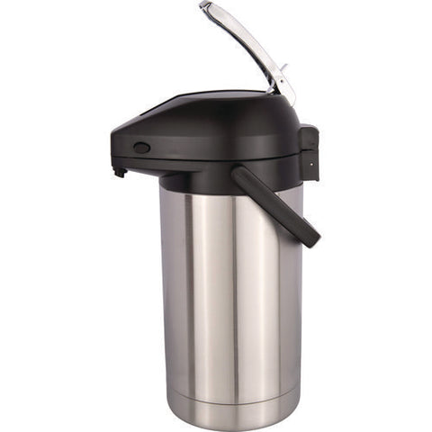 3 Liter Lever Action Airpot, Stainless Steel/black