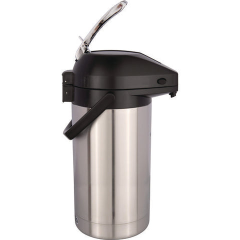 3 Liter Lever Action Airpot, Stainless Steel/black