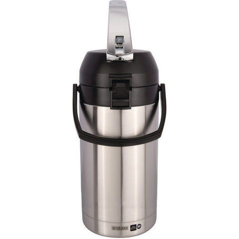 3 Liter Lever Action Airpot, Stainless Steel/black