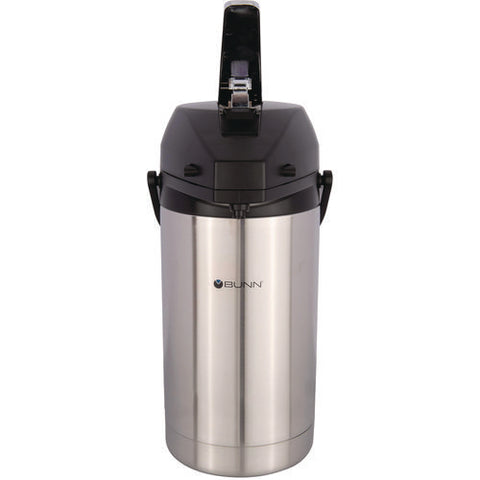 3 Liter Lever Action Airpot, Stainless Steel/black