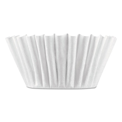 Coffee Filters, 8 To 12 Cup Size, Flat Bottom, 100/pack, 12 Packs/carton