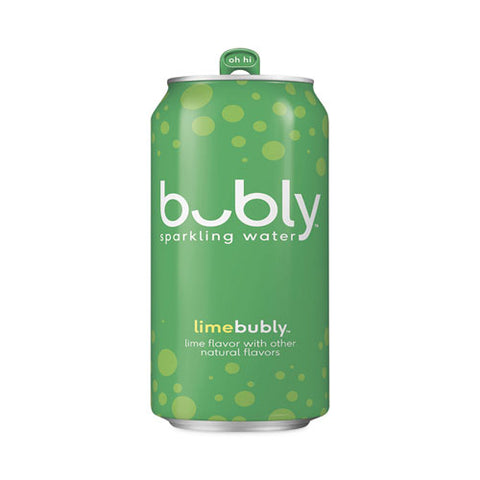 Flavored Sparkling Water, Lime, 12 Oz Can, 8 Cans/pack, 3 Packs/carton