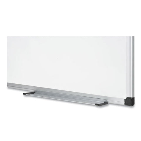 Porcelain Value Dry Erase Board, 48" X 96", White Surface, Satin Aluminum Frame