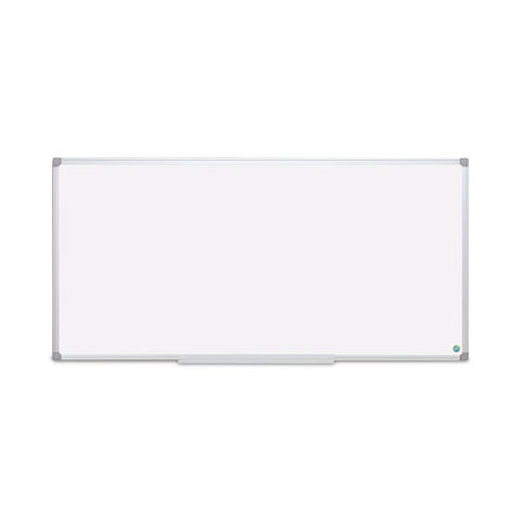 Earth Silver Easy Clean Magnetic Dry Erase Boards, 96" X 48", White Surface, Satin Aluminum Frame