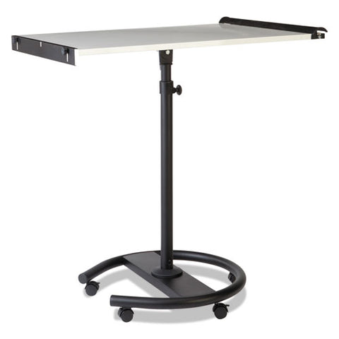 360 Multi-use Mobile Magnetic Dry Erase Easel, 27" X 41", White Surface, Black Steel Frame