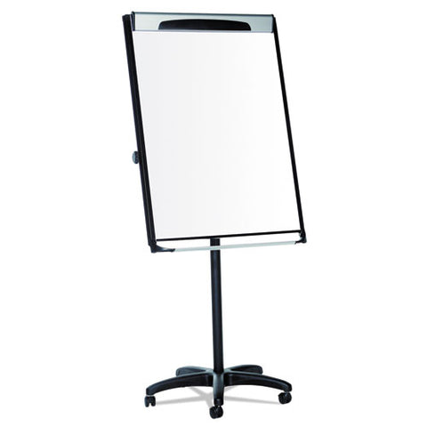 Platinum Mobile Easel, 29" X 41", White Surface, Black Plastic Frame