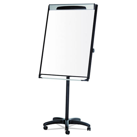 Platinum Mobile Easel, 29" X 41", White Surface, Black Plastic Frame