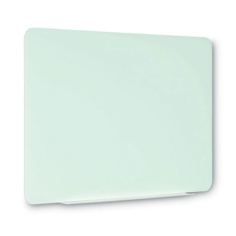 Magnetic Glass Dry Erase Board, 36" X 24", Opaque White Surface