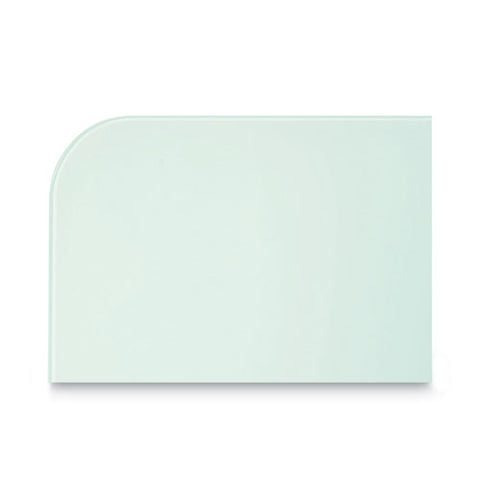 Magnetic Glass Dry Erase Board, 48" X 36", Opaque White Surface