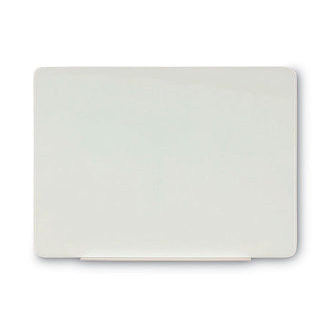 Magnetic Glass Dry Erase Board, 48" X 36", Opaque White Surface