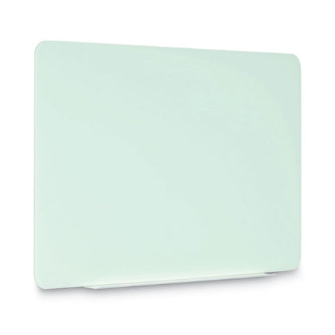 Magnetic Glass Dry Erase Board, 60" X 48", Opaque White Surface