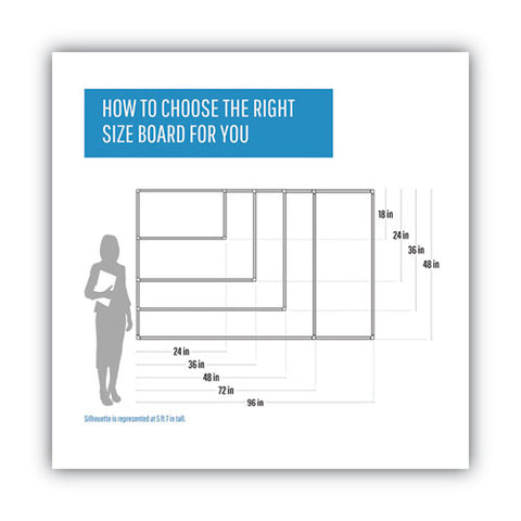 Magnetic Glass Dry Erase Board, 60" X 48", Opaque White Surface