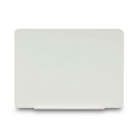 Magnetic Glass Dry Erase Board, 60" X 48", Opaque White Surface