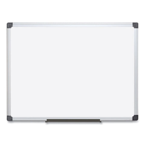 Value Lacquered Steel Magnetic Dry Erase Board, 18" X 24", White Surface, Satin Aluminum Frame