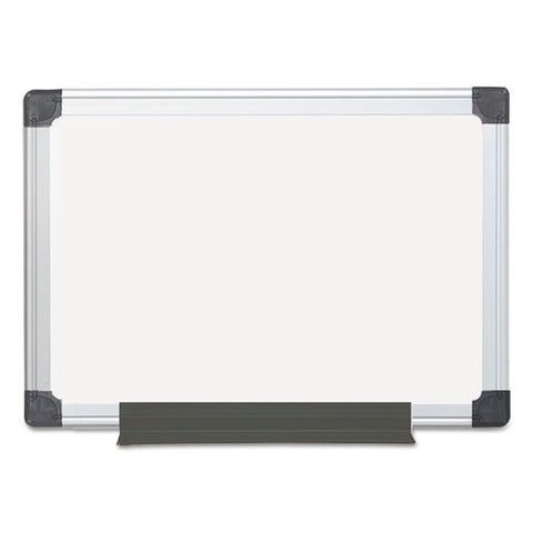 Value Melamine Dry Erase Board, 18" X 24", White Surface, Satin Aluminum Frame