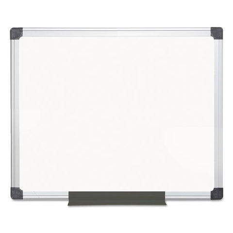 Value Melamine Dry Erase Board, 24" X 36", White Surface, Satin Aluminum Frame