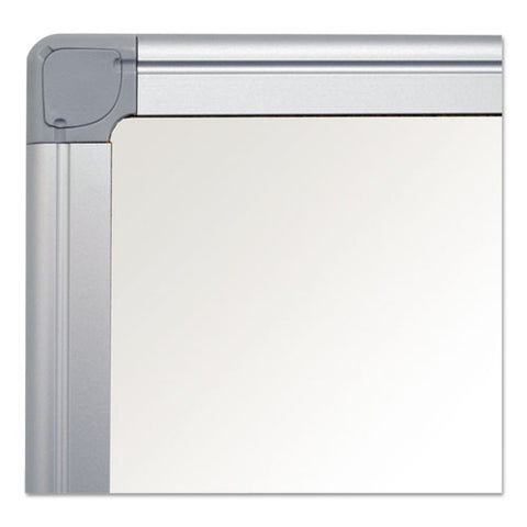 Earth Silver Easy Clean Dry Erase Boards, 48" X 36", White Surface, Satin Aluminum Frame