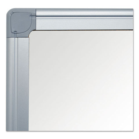 Value Lacquered Steel Magnetic Dry Erase Board, 48" X 36", White Surface, Satin Aluminum Frame