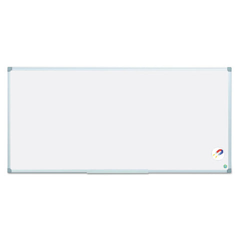 Earth Gold Ultra Magnetic Dry Erase Boards, 96" X 48", White Surface, Satin Aluminum Frame